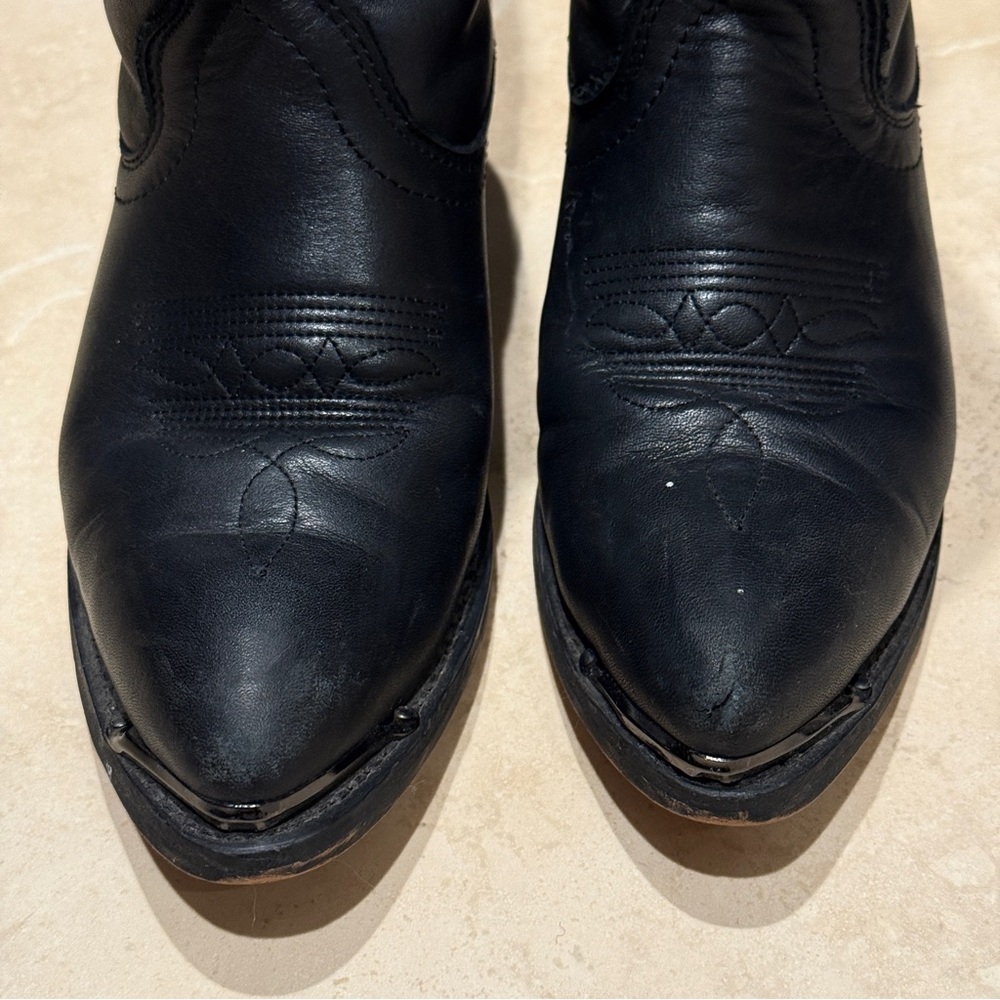 Women’s Classic Black Western Boots - Picture 3 of 10